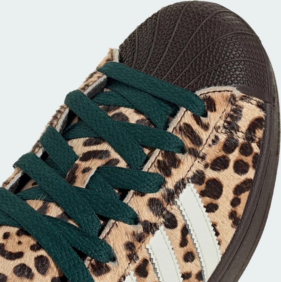 ADIDAS ORIGINALS Sneakers laag 'Superstar II' ivoor cappuccino donkerbruin donkergroen - Foto 4