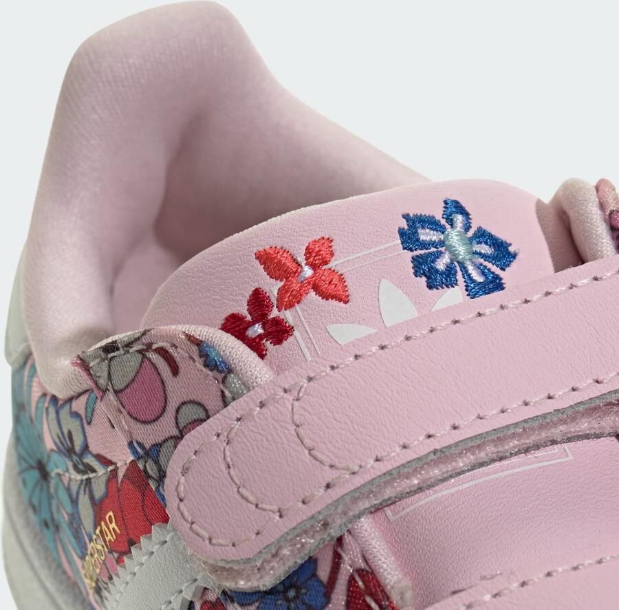 ADIDAS ORIGINALS Sneakers 'LibertyLondon Superstar II' violetblauw rosa rood wit - Foto 4
