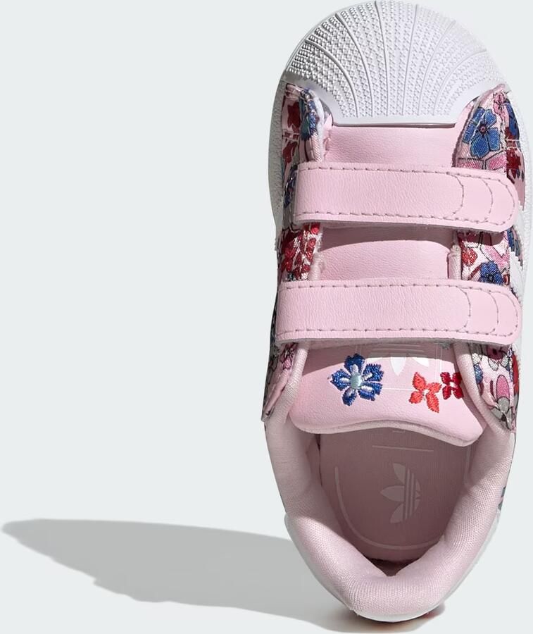 ADIDAS ORIGINALS Sneakers 'LibertyLondon Superstar II' violetblauw rosa rood wit - Foto 6