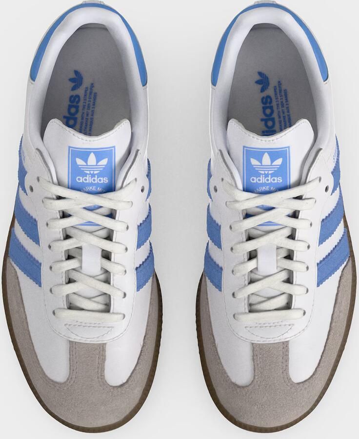 ADIDAS ORIGINALS Sneakers 'SAMBA' donkerbeige royal blue koningsblauw wit - Foto 4