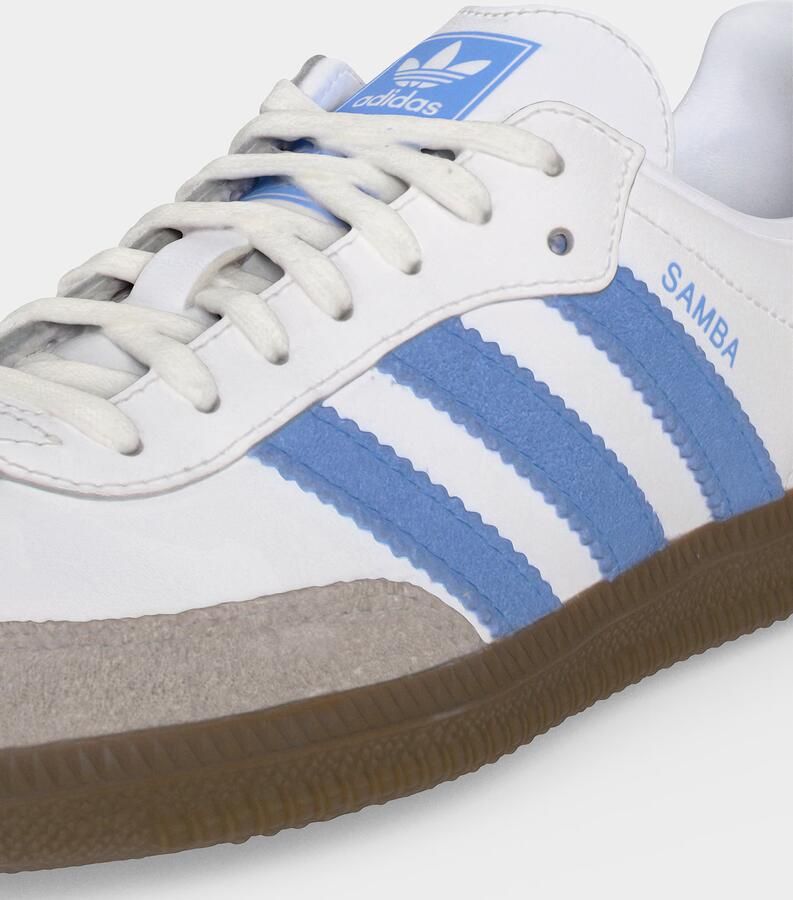 ADIDAS ORIGINALS Sneakers 'SAMBA' donkerbeige royal blue koningsblauw wit - Foto 3