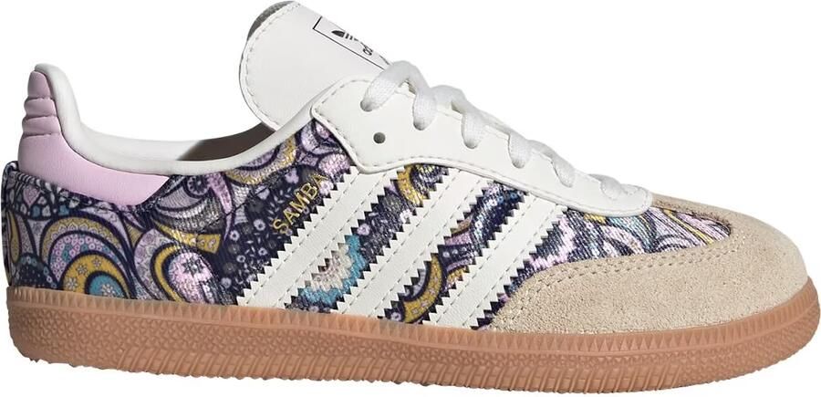 ADIDAS ORIGINALS Sneakers 'Samba x Liberty London' grijs donkerlila pastelroze wit - Foto 9