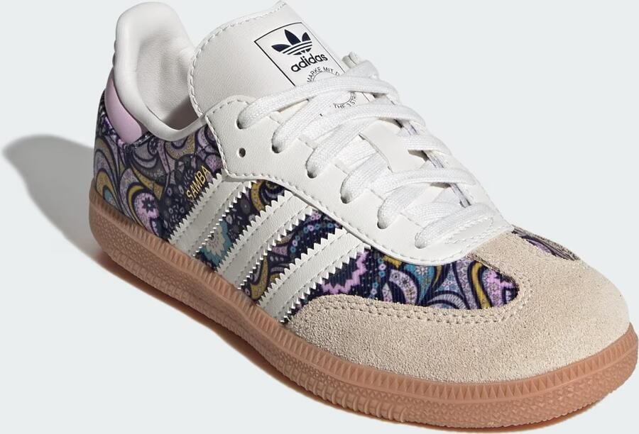 ADIDAS ORIGINALS Sneakers 'Samba x Liberty London' grijs donkerlila pastelroze wit - Foto 6