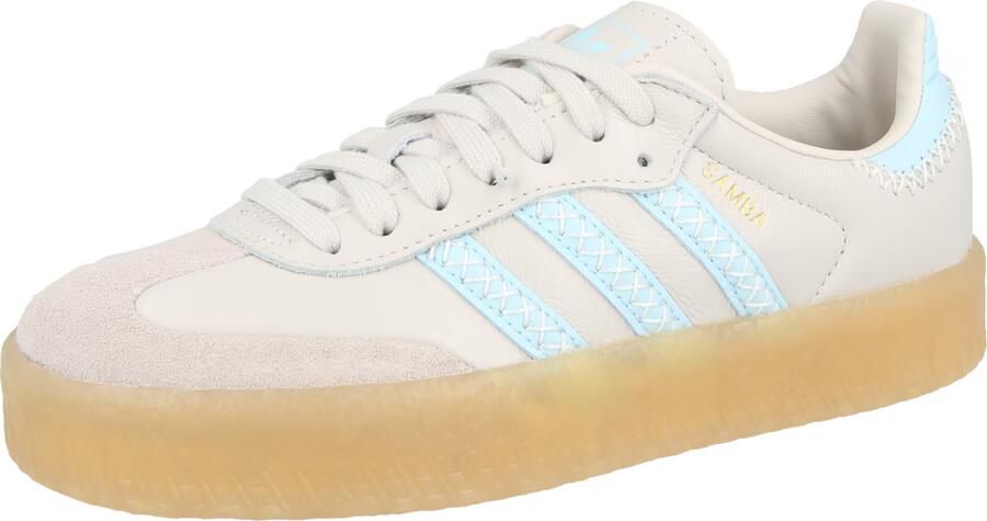 Adidas Originals Sambae sneakers grijsbruin lichtblauw - Foto 4