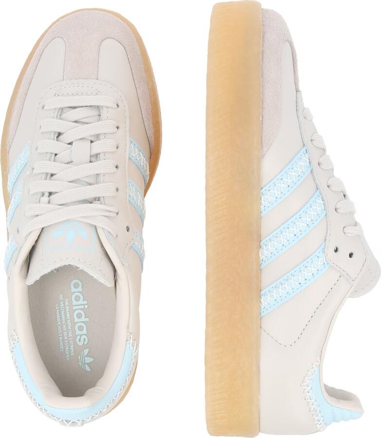 Adidas Originals Sambae sneakers grijsbruin lichtblauw - Foto 5