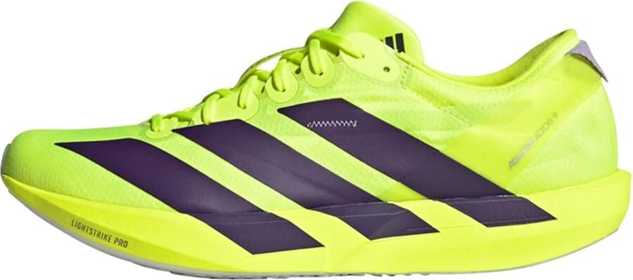 Adidas Adizero Adios 9 Sneakers Heren Geel 2 3 Mesh Synthetisch - Foto 4