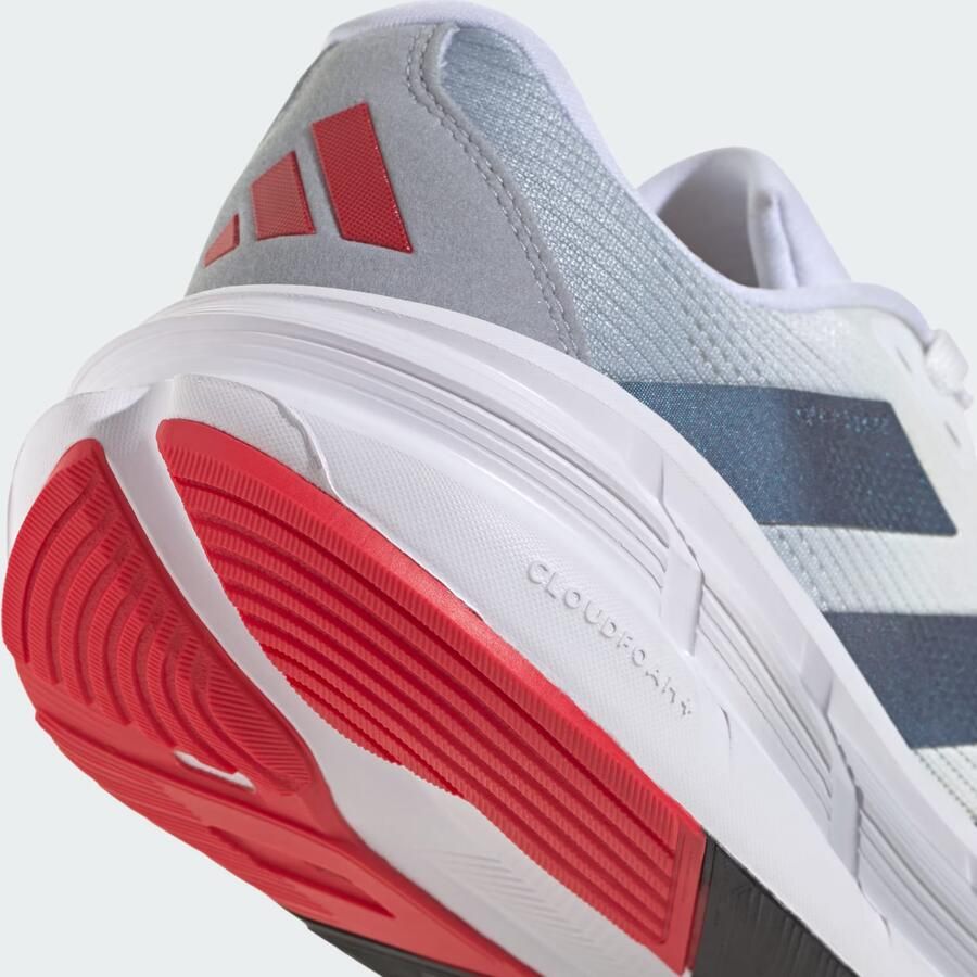 Adidas Heren Questar 3 Hardloopschoen Sneaker Bounce JQ5081 Cloud White Core Black - Foto 5