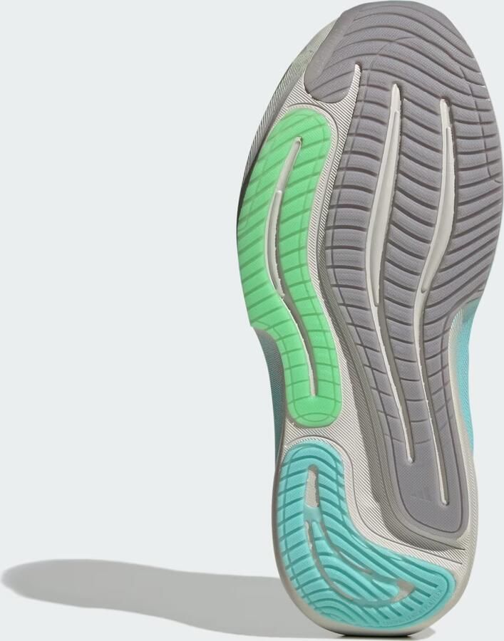 ADIDAS PERFORMANCE Loopschoen 'Supernova Rise 3' aqua zilvergrijs lichtgroen wit - Foto 4