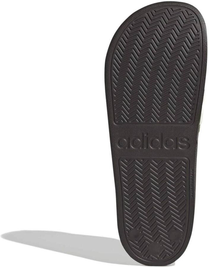 ADIDAS PERFOR CE Muiltjes 'Adilette' donkerbruin olijfgroen zwart wit - Foto 3