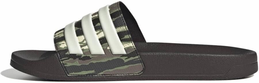 ADIDAS PERFOR CE Muiltjes 'Adilette' donkerbruin olijfgroen zwart wit - Foto 6