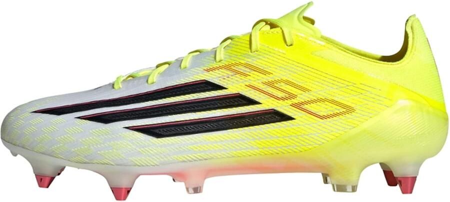 Adidas F50 Elite IJzeren-Nop Voetbalschoenen (SG) Neongeel Zwart Rood - Foto 2