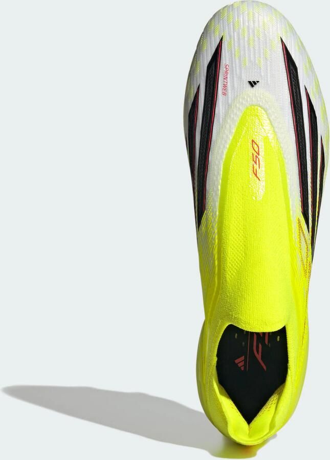 Adidas F50 Elite Veterloze Gras Voetbalschoenen (FG) Neongeel Zwart Rood - Foto 3
