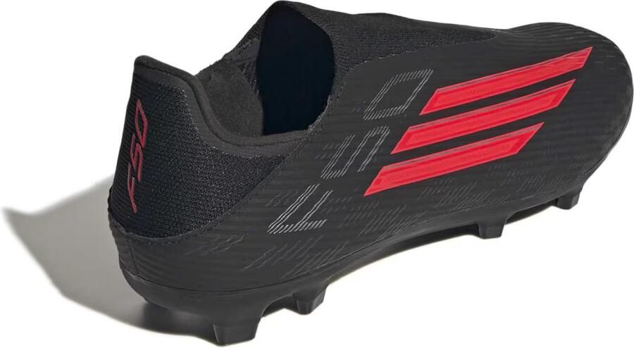 Adidas Perfor ce F50 League Laceless Firm Ground Multi Ground Voetbalschoenen Unisex Zwart - Foto 6