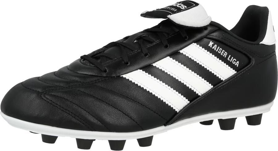 Adidas kaiser liga 2 Voetbal schoen firm ground heren Zwart wit - Foto 5