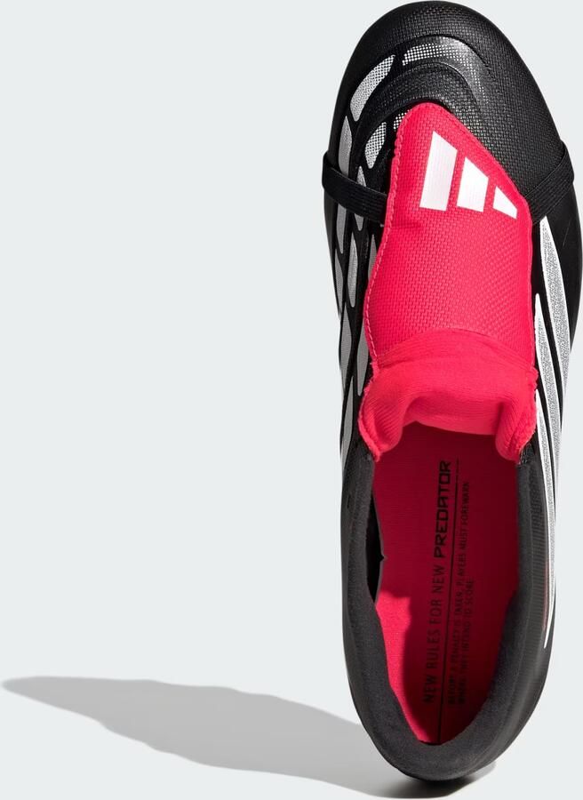 Adidas Perfor ce Predator Club Fold-Over Tongue Firm Ground Multi Ground Voetbalschoenen Unisex Zwart - Foto 8