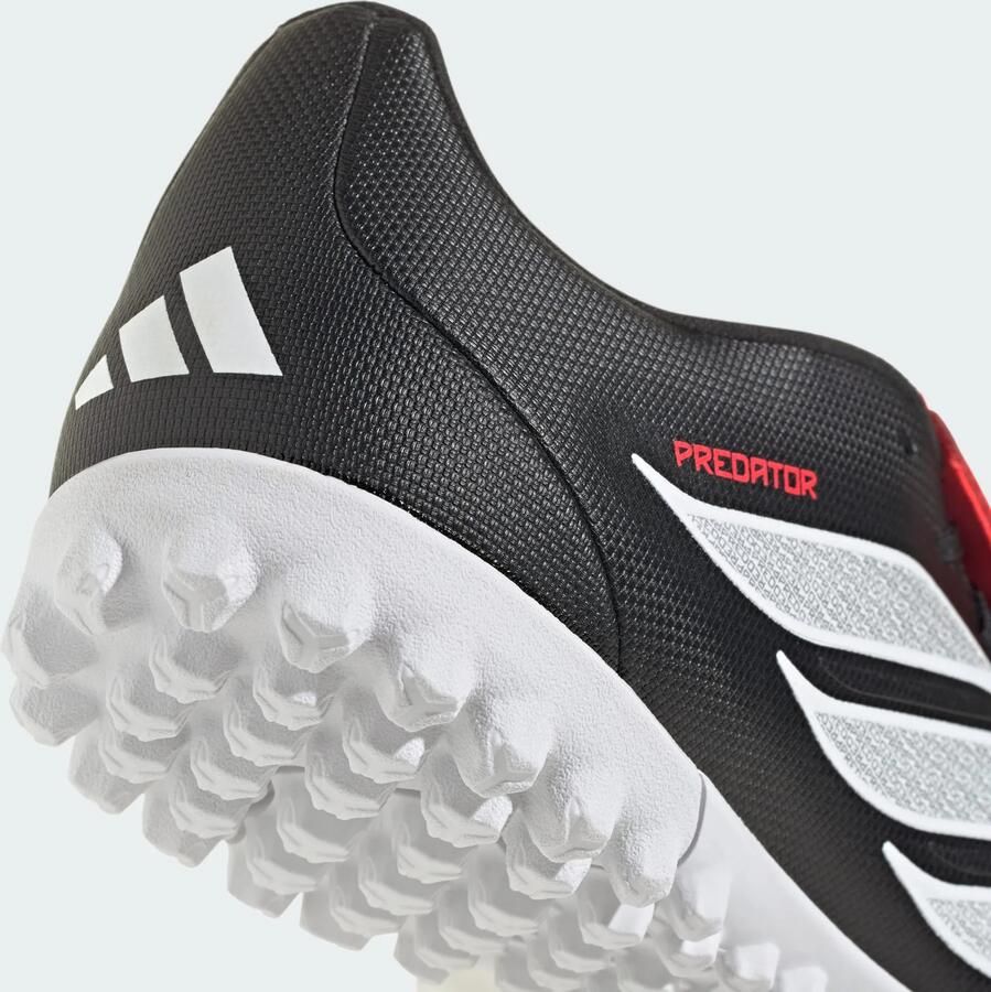 Adidas Perfor ce Predator Club Fold-Over Tongue Turf Voetbalschoenen Unisex Zwart - Foto 3