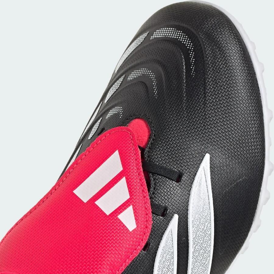 Adidas Perfor ce Predator Club Fold-Over Tongue Turf Voetbalschoenen Unisex Zwart - Foto 4
