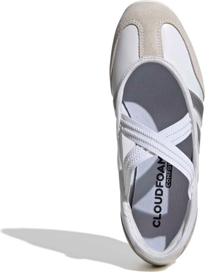 ADIDAS SPORTSWEAR Ballerina met riempjes 'Barreda' donkerbeige zilvergrijs wit - Foto 6