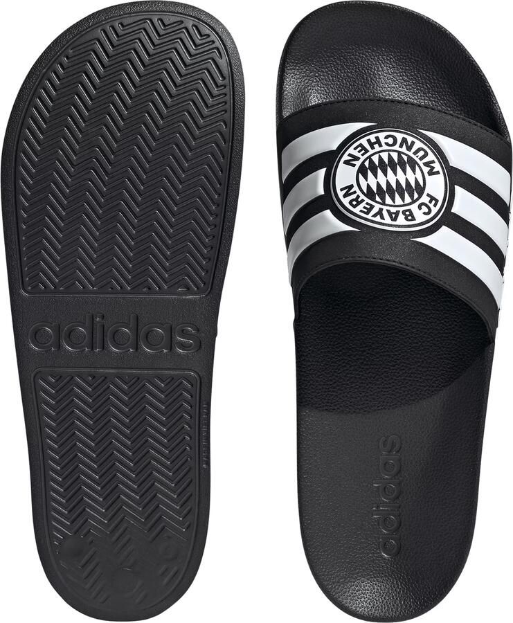 ADIDAS SPORTSWEAR Muiltjes 'Adilette Bayern Munich' zwart wit - Foto 2