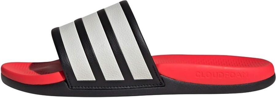 ADIDAS SPORTSWEAR Muiltjes 'Adilette Comfort 2.0' rood zwart wit