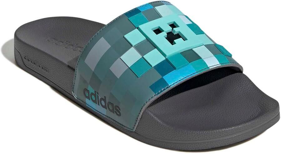 ADIDAS SPORTSWEAR Muiltjes 'ADILETTE MINECRAFT' turquoise hemelsblauw antraciet groen - Foto 2