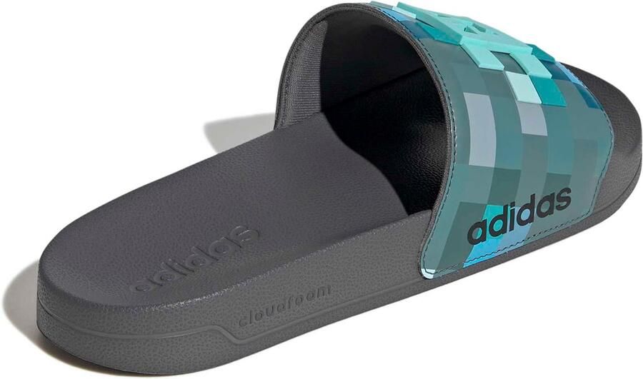 ADIDAS SPORTSWEAR Muiltjes 'ADILETTE MINECRAFT' turquoise hemelsblauw antraciet groen - Foto 3