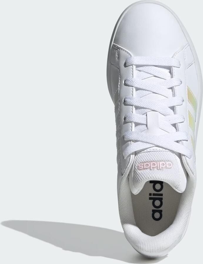 Adidas Grand Court 3.0 Kindersneakers Wit 2 3 Mesh Synthetisch - Foto 8