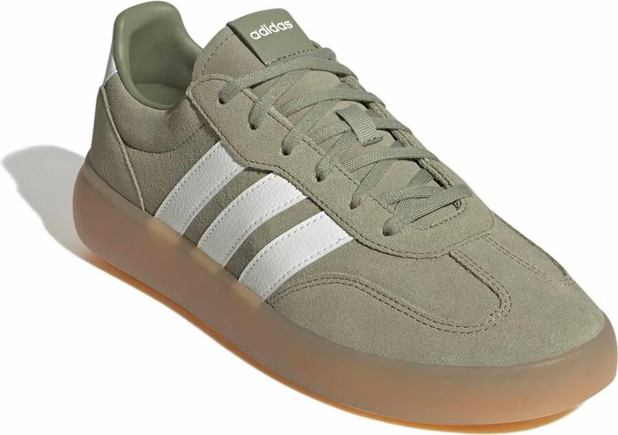 Adidas Sportswear Barreda Decode Lux leren sneakers grijsgroen ecru - Foto 8