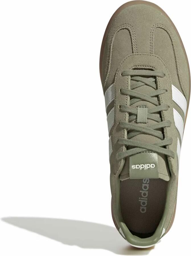 Adidas Sportswear Barreda Decode Lux leren sneakers grijsgroen ecru - Foto 11