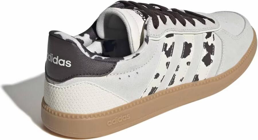 Adidas Sportswear Breaknet imitatieleren sneakers met dierenprint lichtgrijs - Foto 10