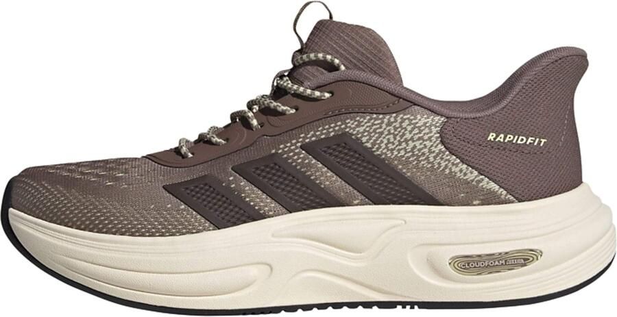 ADIDAS SPORTSWEAR Sneakers laag 'Cloudfoam Cuxxion Rapidfit' bruin donkerbruin lichtgeel