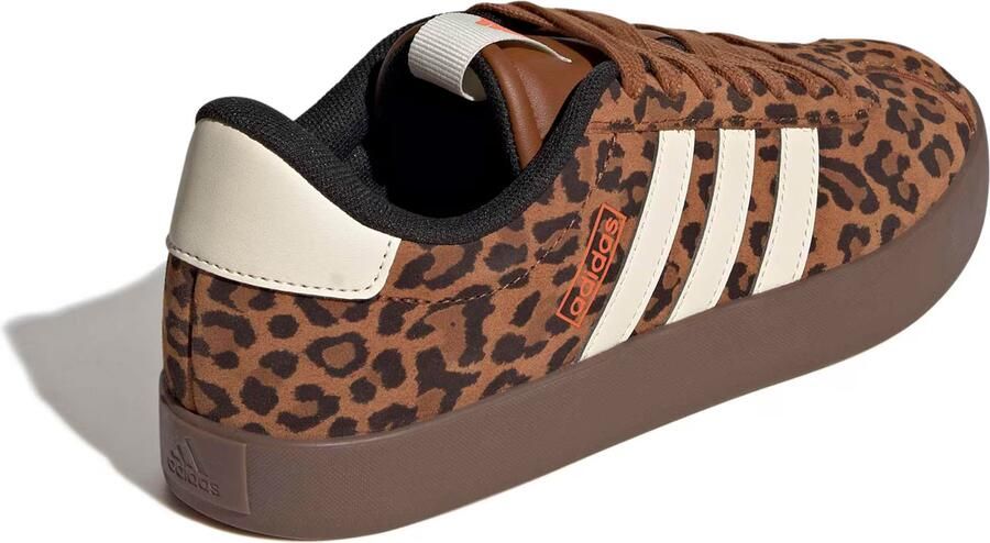 Adidas Sportswear VL Court 3.0 suede sneakers bruin dierenprint wit - Foto 15