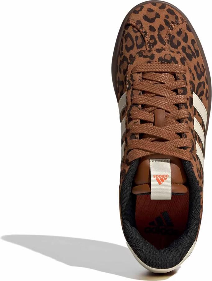 Adidas Sportswear VL Court 3.0 suede sneakers bruin dierenprint wit - Foto 14
