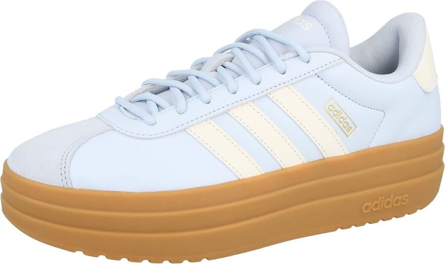Adidas Sportswear VL Court Bold suede sneakers lichtblauw ecru - Foto 5