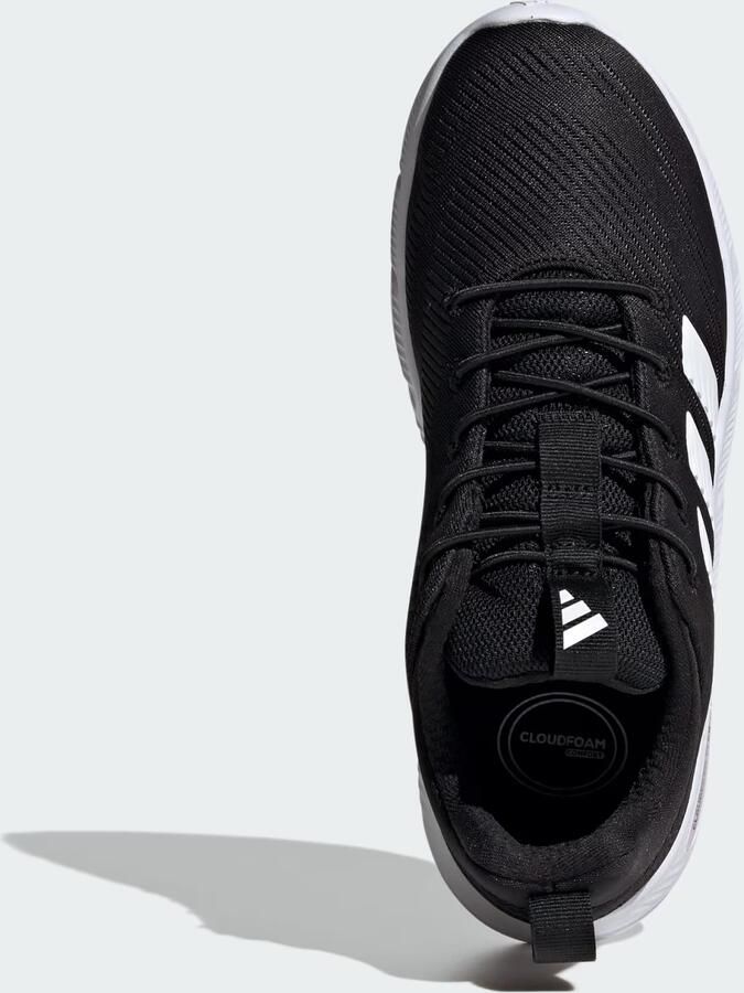 Adidas Sportswear Cloudfoam Flex Elastic Laces Schoenen Dames Zwart - Foto 9