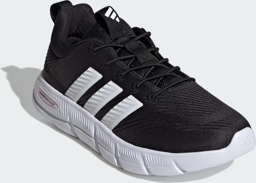 Adidas Sportswear Cloudfoam Flex Elastic Laces Schoenen Dames Zwart - Foto 12
