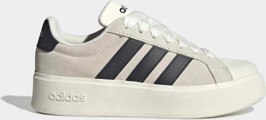 Adidas Sportswear Streettalk Bold leren suède sneakers ecru zwart - Foto 8