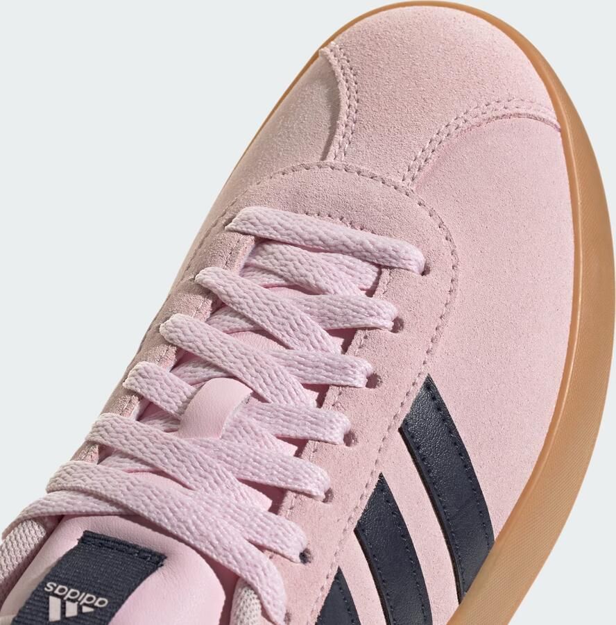Adidas Sportswear VL Court 3.0 suede sneakers lichtroze donkerblauw - Foto 19