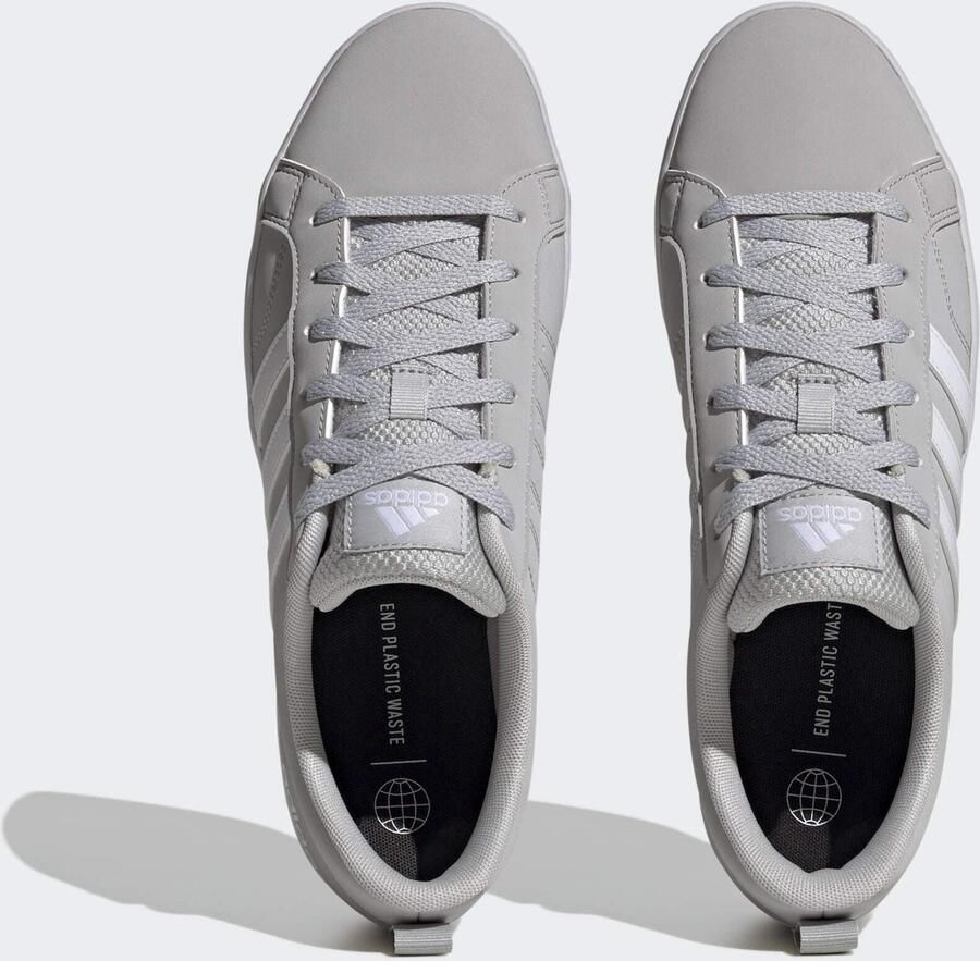 Adidas VS Pace heren sneakers lichtgrijs 2 3 Echt leer Uitneembare zool - Foto 10