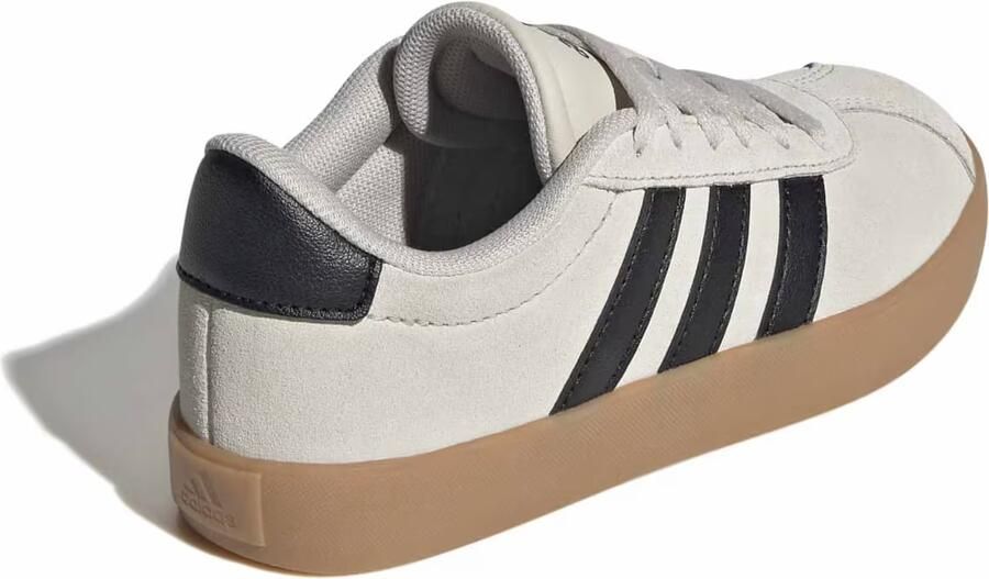 Adidas Sportswear leren suède sneakers lichtgrijs zwart - Foto 6