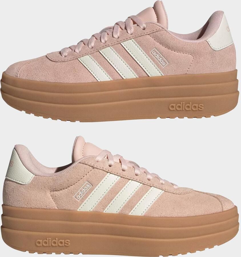 Adidas VL Court Bold JQ1875 Kids Unisex KK4501 blush pink off white gum - Foto 4
