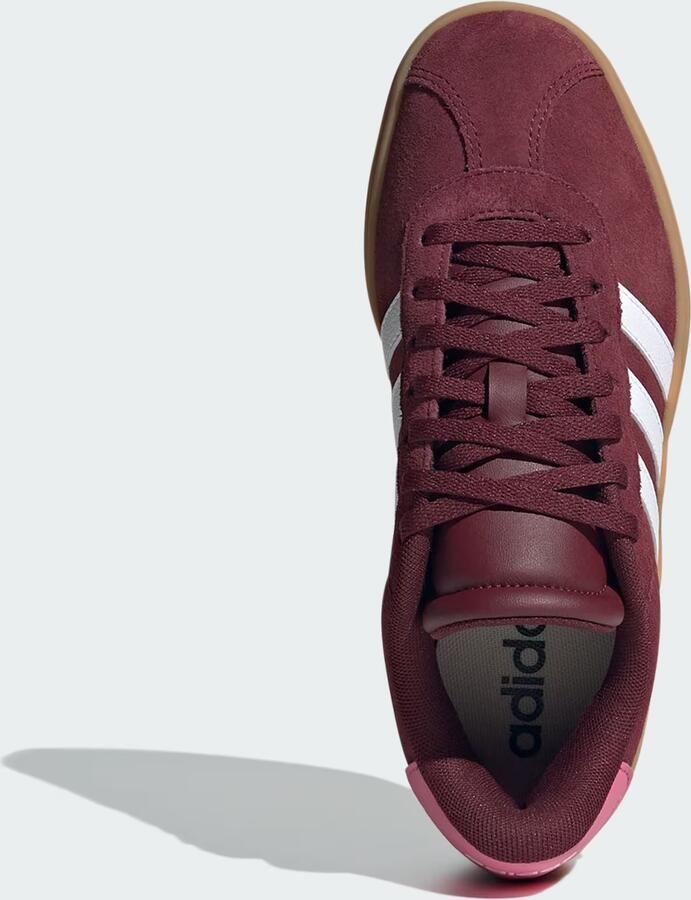 Adidas Sportswear VL Court Bold suède sneakers donkerrood wit Suede 35 1 2 - Foto 7