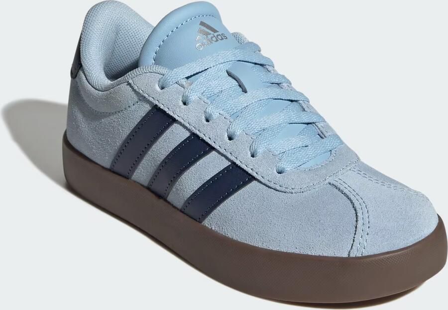 Adidas Sportswear VL Court leren sneakers lichtblauw donkerblauw - Foto 9