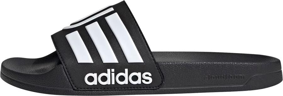 ADIDAS SPORTSWEAR Strand- badschoen 'Adilette Juventus' zwart wit