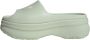 Adidas Adifom Dames Slippers en Sandalen Groen Maat: 36 2 3 Mesh Synthetisch Foot Locker - Thumbnail 3