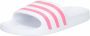 Adidas Witte Slippers 3-Stripes Roze Multicolor - Thumbnail 8