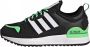 Adidas Originals ZX 700 sneakers zwart wit groen Mesh Meerkleurig 40 - Thumbnail 2
