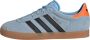 Adidas Originals Gazelle Junior Clear Sky Core Black Solar Orange Clear Sky Core Black Solar Orange - Thumbnail 5