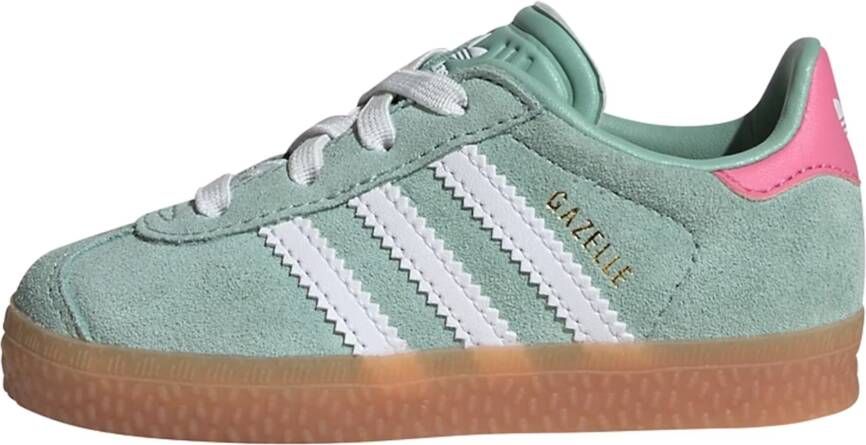 Adidas Originals Gazelle II Baby's Hazy Green Cloud White Bliss Pink Kind Hazy Green Cloud White Bliss Pink - Foto 4