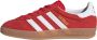 Adidas Gazelle Unisex Schoenen Rood Maat: 36 2 3 Leer Foot Locker - Thumbnail 4